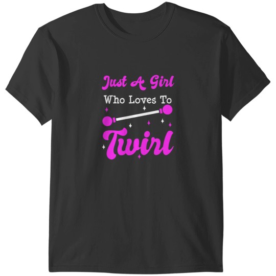 Discover Baton Twirler Twirling Girl Cute Funny Majorette T-Shirts