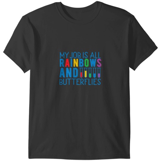 Discover Phlebotomy lab technician Rainbow 2Butterfly Phlebotomist T-Shirts