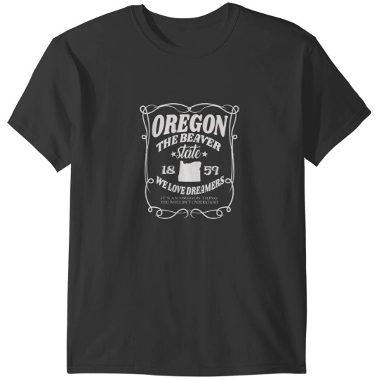 Discover Oregon The Beaver State 1859 Oregon State T-Shirts