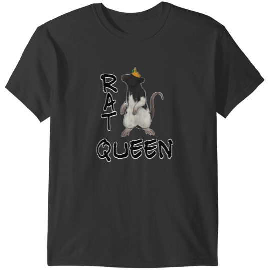 Discover Rat Queen Sticker T-Shirts