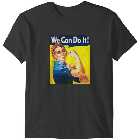 Discover Rosie The Riveter Vintage Distressed T-Shirts