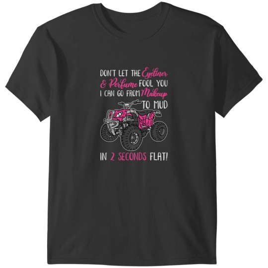 Discover ATV Quad Bike Riding Girl For AllTerrain Four Wheeler T-Shirts