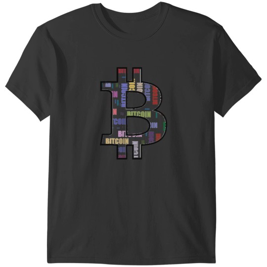Discover Bit coinCrypto Digital Currency BTC Mining Coin B T-Shirts