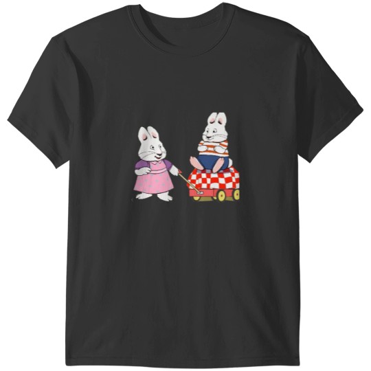 Discover max & ruby rabbit cartoon 2000s for kids T-Shirts