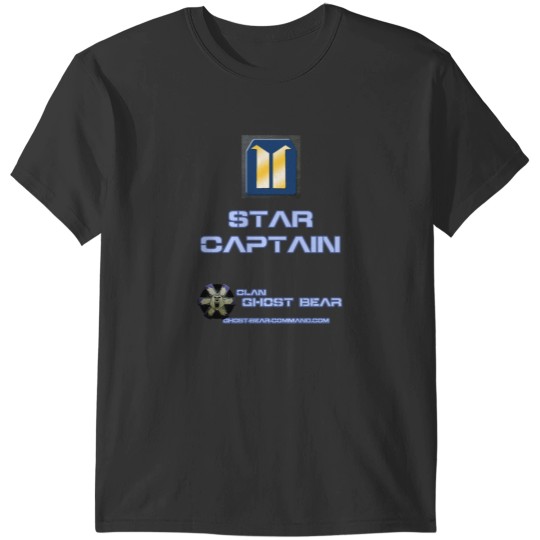 Discover Clan GhostBear Rank Star Captain T-Shirts