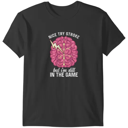 Discover Brain Attack Awareness Stroke Recovery Aneurysm Support T-Shirts