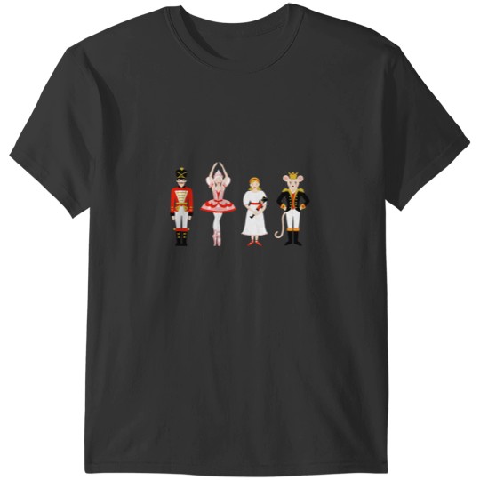 Discover The Christmas Nutcracker Ballet Characters T-Shirts