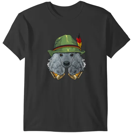 Discover Poodle Oktoberfest Lederhosen German Beer Fest Bavarian T-Shirts