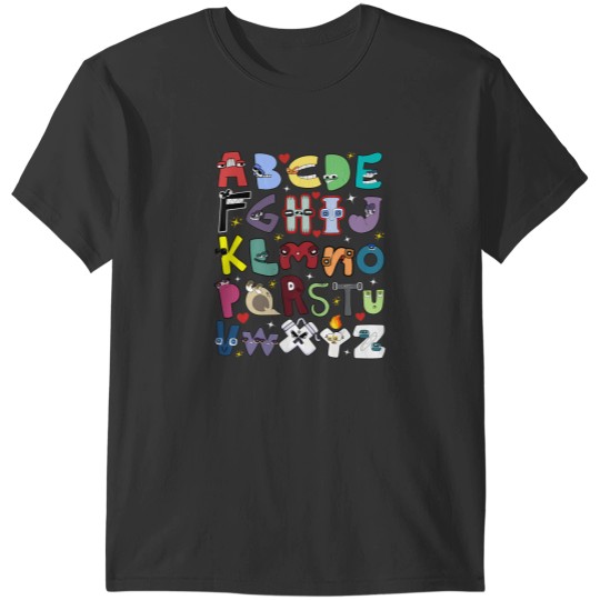 Discover alphabet lore az letter hi for kids boys and girls t T-Shirts