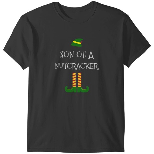 Discover Son Of A Nutcracker Funny Christmas Elf TShirt T-Shirts