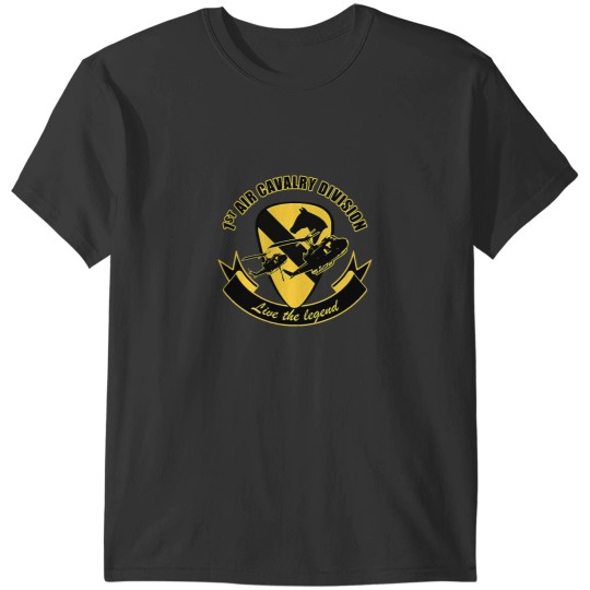 Discover 1st Air Cavalry Division Air Cav - Live The Legend T-Shirts