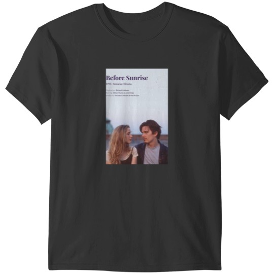 Discover Before Sunrise (1995) Richard Linklater Movie Poster1 T-Shirts
