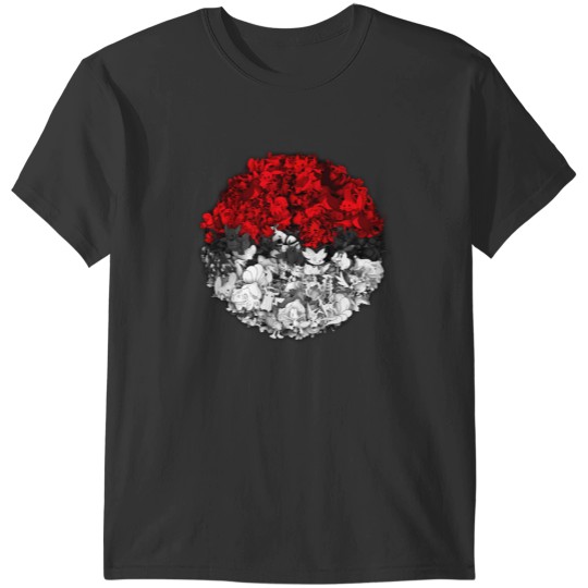 Discover Pokeball with thousand pokemons T-Shirts