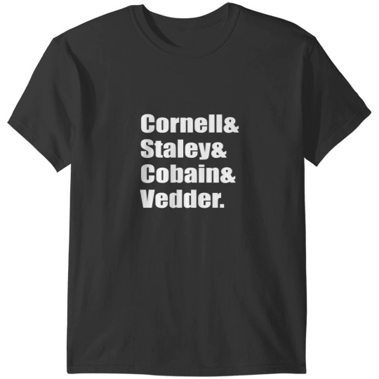 Discover Four icons of grunge! T-Shirts