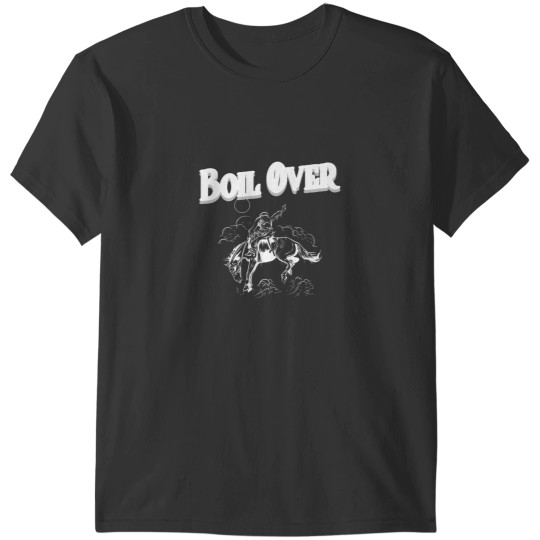 Discover Cowboy Rodeo Boil Over Bucking Horse T-Shirts
