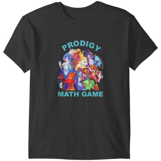 Discover Prodigy Math Game Math Practice Gaming Rare Pets Gift For Kids T-Shirts