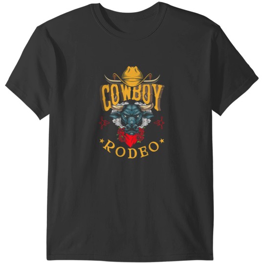 Discover Cowboy Horse Riding Western Boys Men T-Shirts