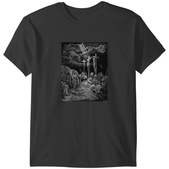 Discover Gustave Dore The Crucifixion Bible Biblical Christ Crucify T-Shirts