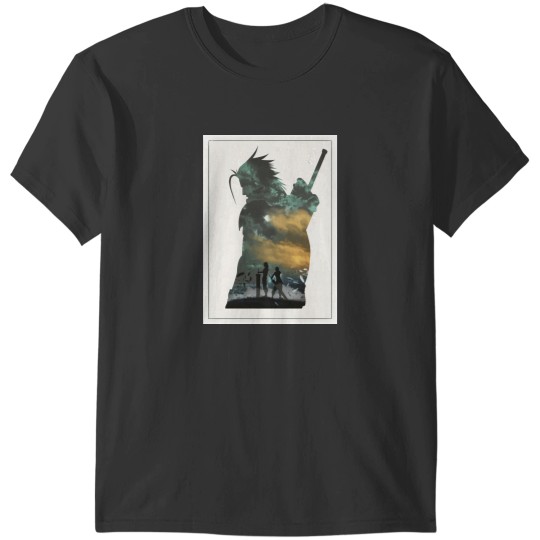 Discover Final Fantasy 7 VII Zack and Cloud Minimalist Art T-Shirts