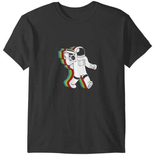 Discover Camisetas Astronauta com boombox
