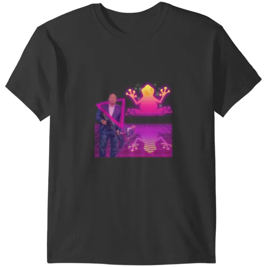 Discover Alex Jones FROGGED 80s Outrun T-Shirts