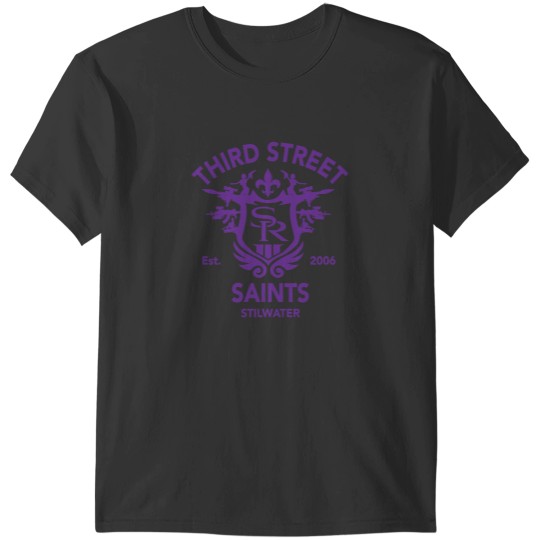 Discover Saints Row 3 Tribute Emblem Purple T-Shirts
