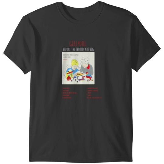 Discover girlpool - before the world was big - Album TRACKLIST Logo T-Shirts