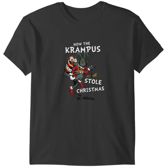 Discover How the Krampus Stole Christmas - Creepy Cute Children_s Book T-Shirts