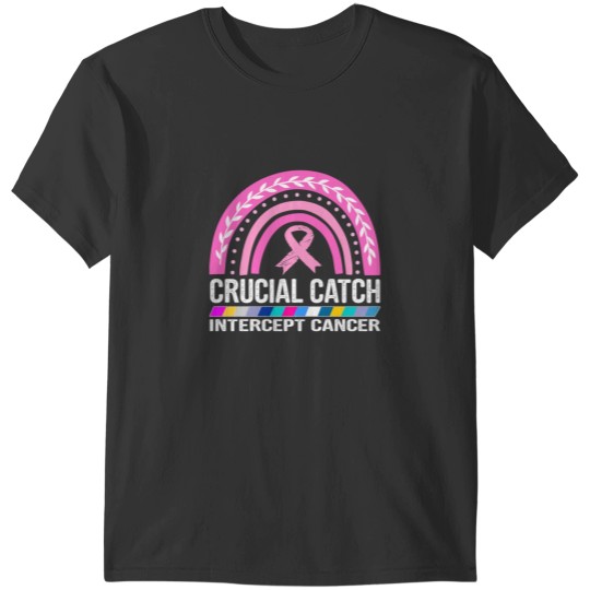 Discover Gift Crucial Catch Intercept Cancer Rainbow T-Shirts