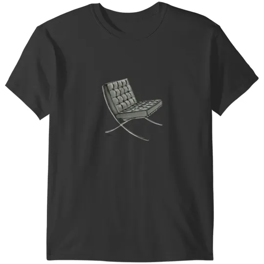 Discover Barcelona Chair Watercolor Painting T-Shirts
