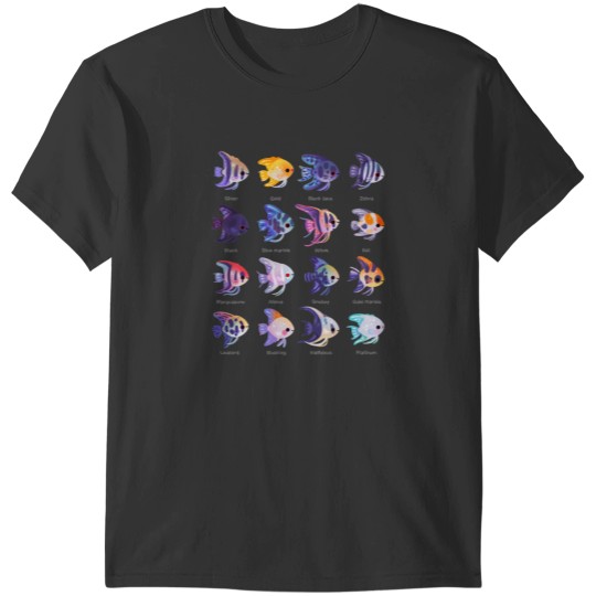 Discover Angelfish! (freshwater) - name T-Shirts