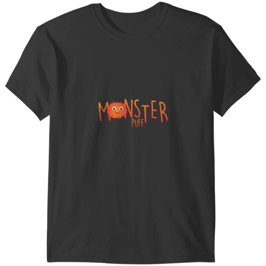 Discover Always Smiling Cute Monster Puff T-Shirts