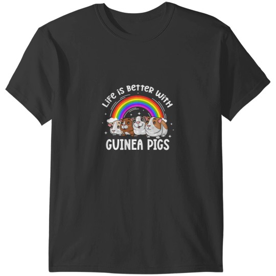 Discover Guinea Pig Life Is Better With Guinea Pigs Rodent Pet Kawaii T-Shirts