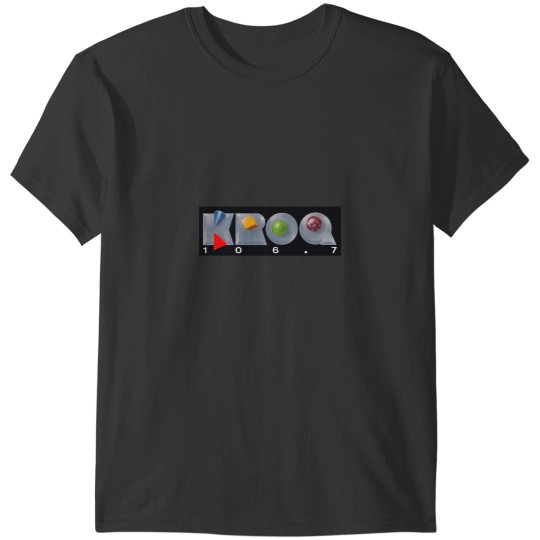 Discover KROQ 1067 Los Angeles 80s Alt Rock Radio Station Vintage Design T-Shirts