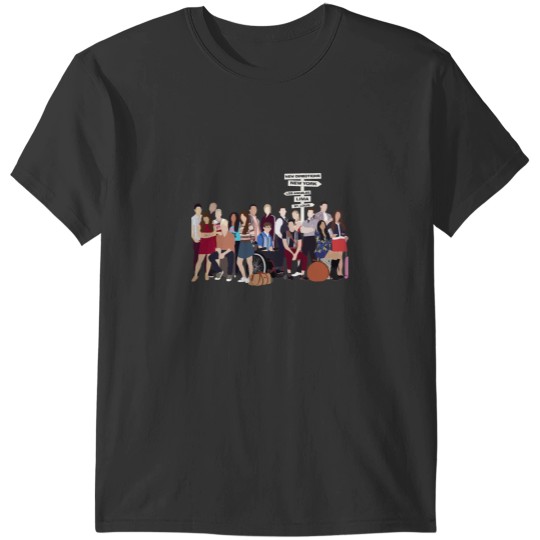 Discover Glee characters . T-Shirts