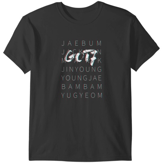 Discover GOT7 3D Tee Black Ver T-Shirts