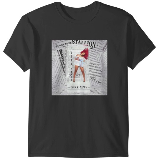 Discover Megan Thee Stallion Good News Album Cover T-Shirts