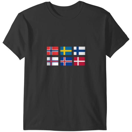 Discover Scandinavian flags T-Shirts