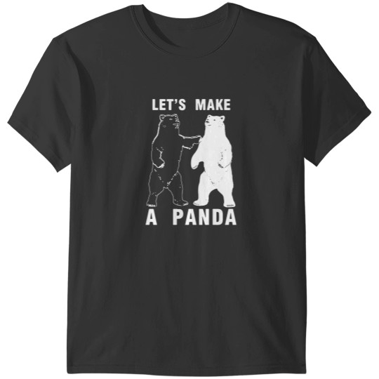 Discover Let's Make A Panda Black And White Bears T-Shirts