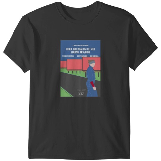 Discover Three Billboards Outside Ebbing Missouri Minimalist Movie T-Shirts