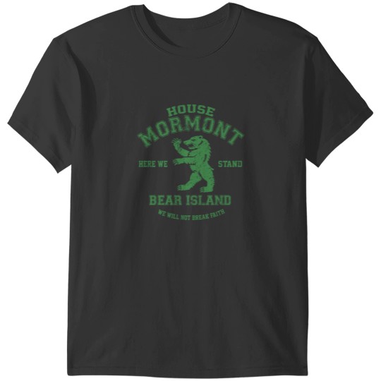 Discover House Mormont Hear We Stand Bear Island Game of Thrones T-Shirt for Mens Womens Fans Up to 5XL T-Shirts