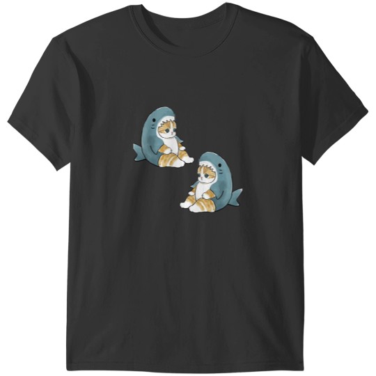 Discover mofu sand 004-2cute cat kitty meeeeow SHARK T-Shirts
