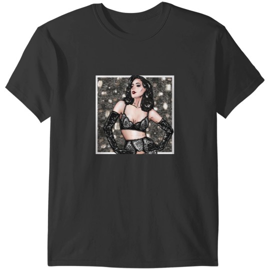 Discover Celebrating the icons - Dita Von Teese (black and white version) T-Shirts