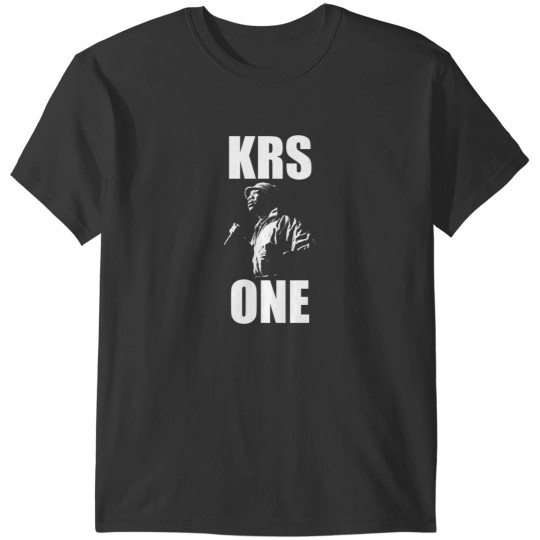 Discover KRS-ONE - White Stencil T-Shirts