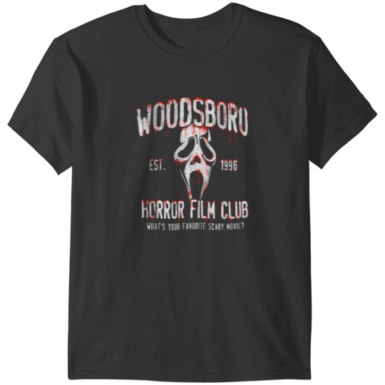 Discover Woodsboro Horror Club Scream Movie T-Shirts