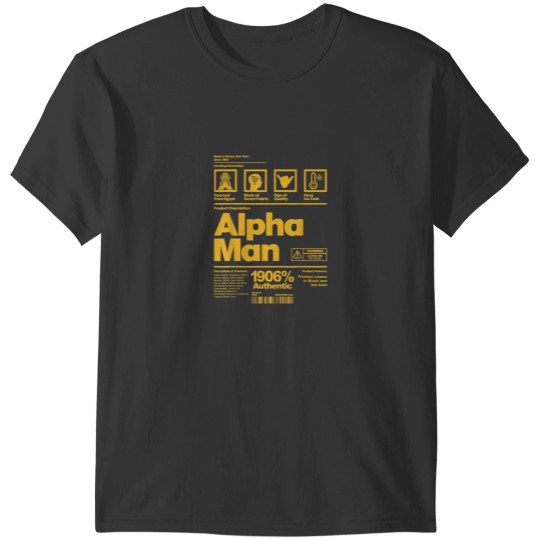 Discover Mens Alpha African 1906 Fraternity Information Des T-Shirts