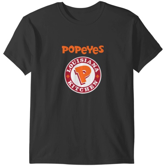 Discover Popeyes Louisiana Kitchen classic logos T-Shirts