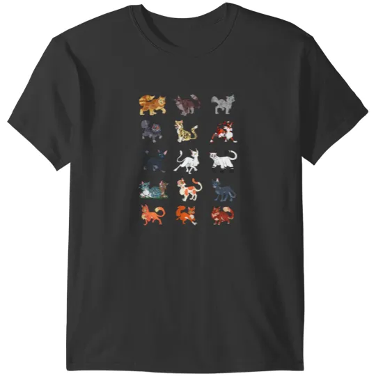 Discover Warrior cats pattern 1 T-Shirts