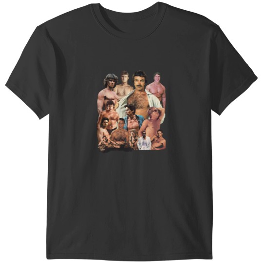 Discover Vintage Hunks of the 80s Posters and Art Prints T-Shirts
