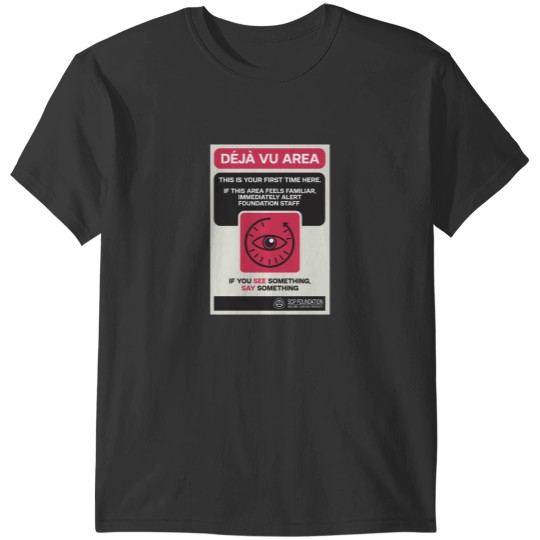 Discover SCP Déjà Vu Warning T-Shirts